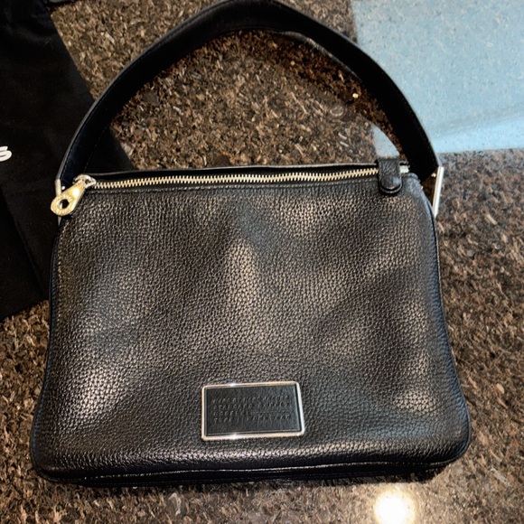 Flash sale🔥MARC BY MARC JACOBS STANDARD SUPPLY WORKWEAR blk leather Shoulder bag - Picture 3 of 16